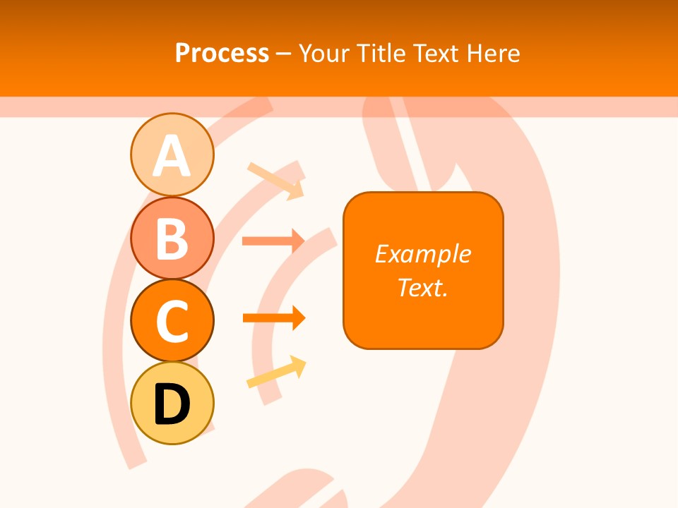 An Orange Phone On A White And Orange Background PowerPoint Template