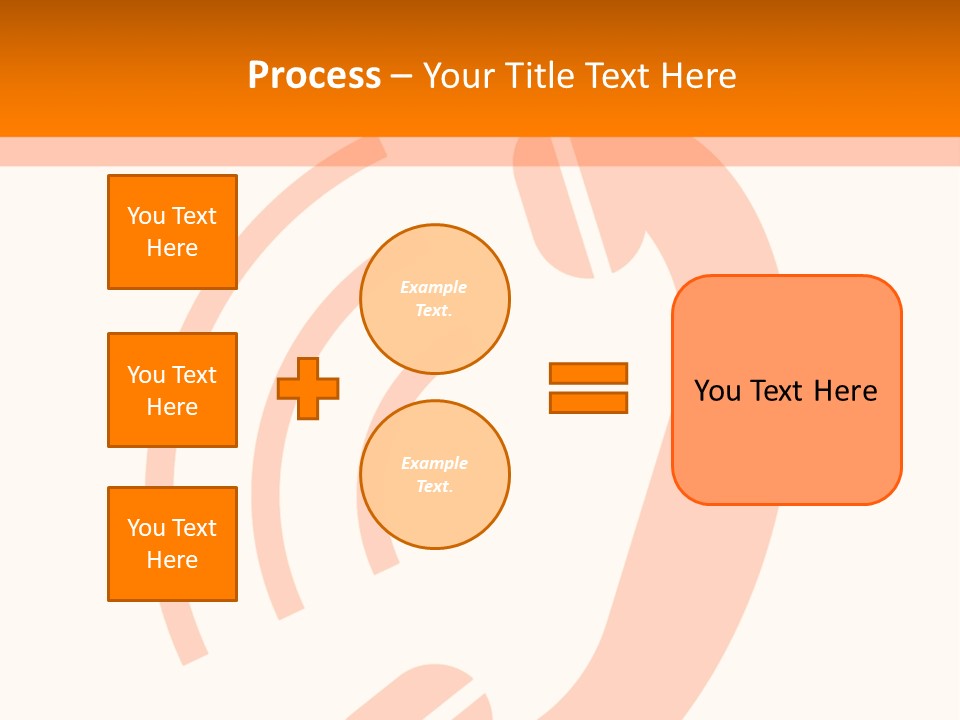 An Orange Phone On A White And Orange Background PowerPoint Template
