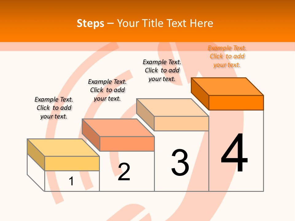 An Orange Phone On A White And Orange Background PowerPoint Template