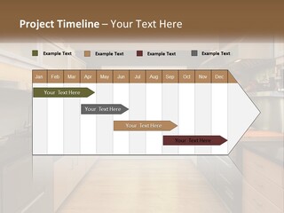 A Kitchen With A Stove Top Oven Sitting Under A Skylight PowerPoint Template