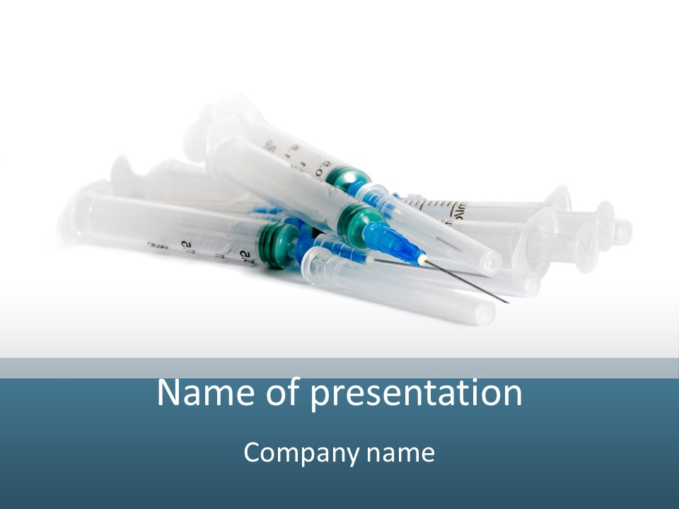 A Group Of Three Toothbrushes Sitting On Top Of Each Other PowerPoint Template