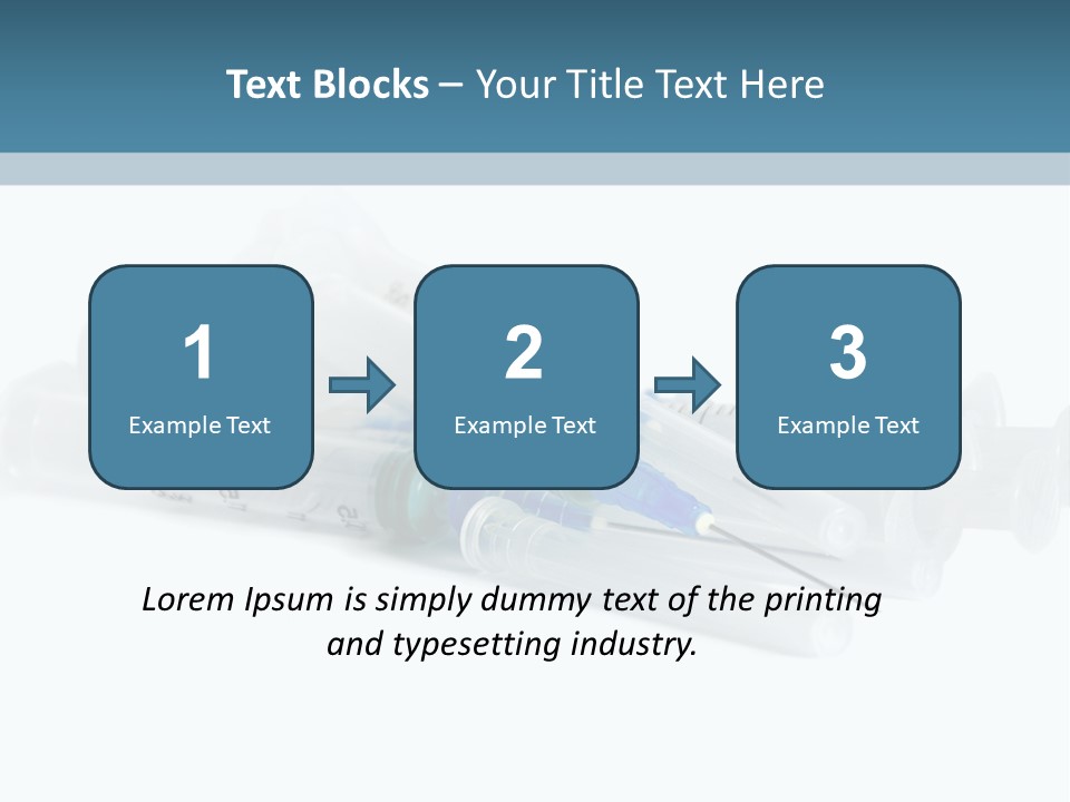 A Group Of Three Toothbrushes Sitting On Top Of Each Other PowerPoint Template