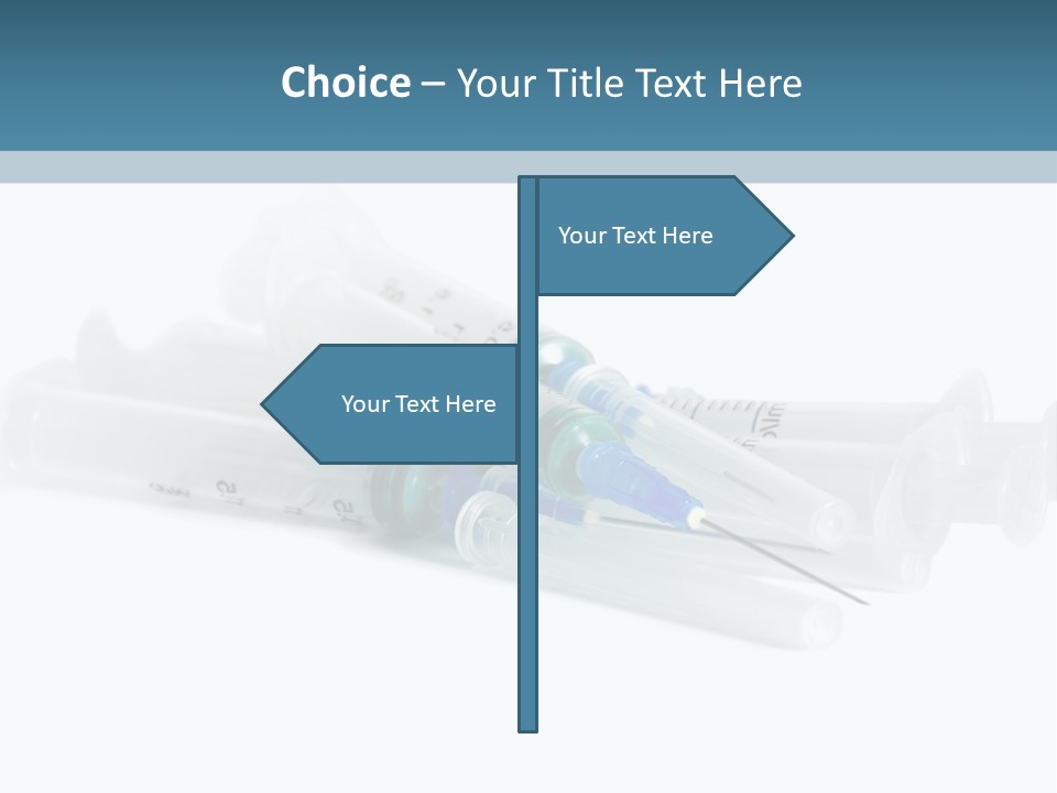 A Group Of Three Toothbrushes Sitting On Top Of Each Other PowerPoint Template