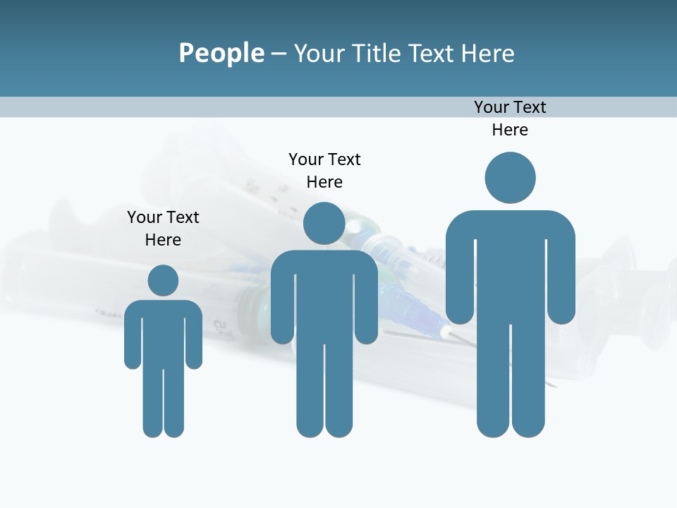 A Group Of Three Toothbrushes Sitting On Top Of Each Other PowerPoint Template