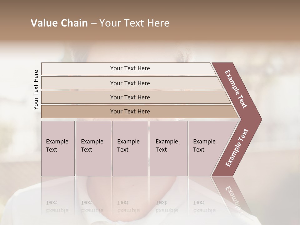 A Man With A Smile On His Face PowerPoint Template