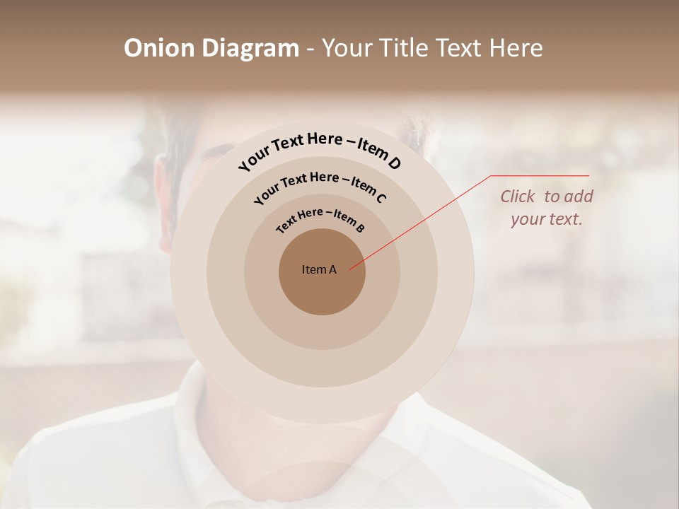 A Man With A Smile On His Face PowerPoint Template