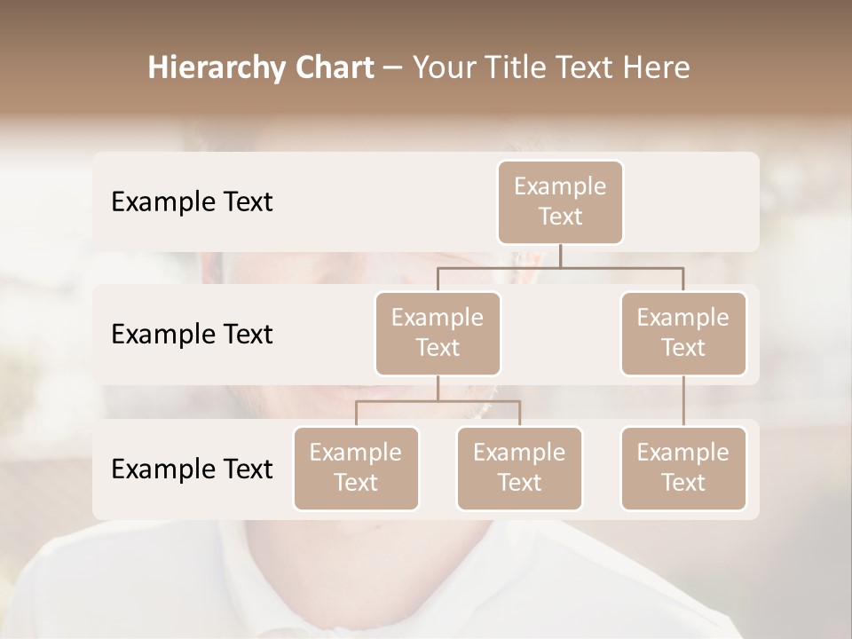 A Man With A Smile On His Face PowerPoint Template
