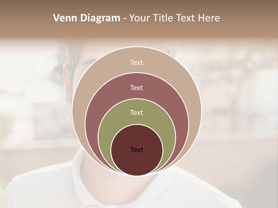 A Man With A Smile On His Face PowerPoint Template