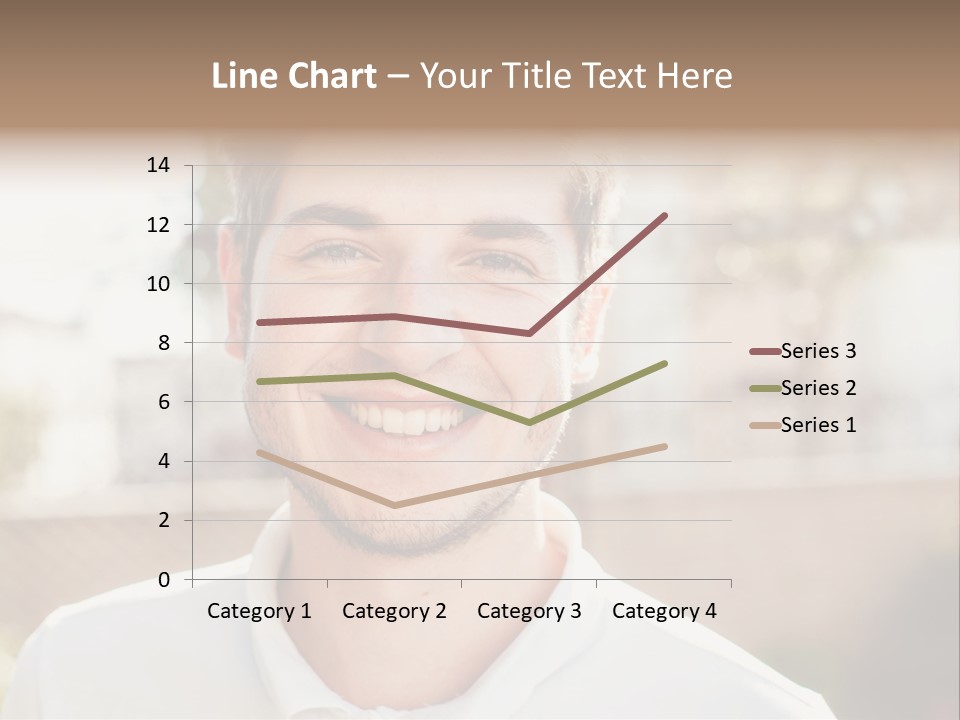 A Man With A Smile On His Face PowerPoint Template