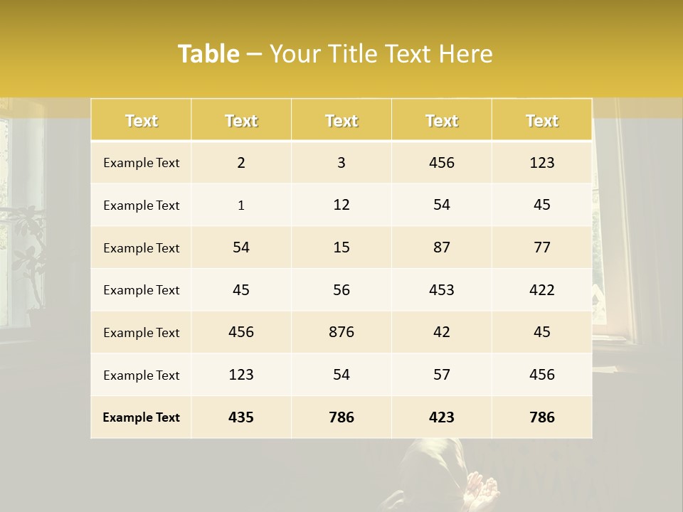 A Woman Sitting On The Floor In Front Of A Window PowerPoint Template