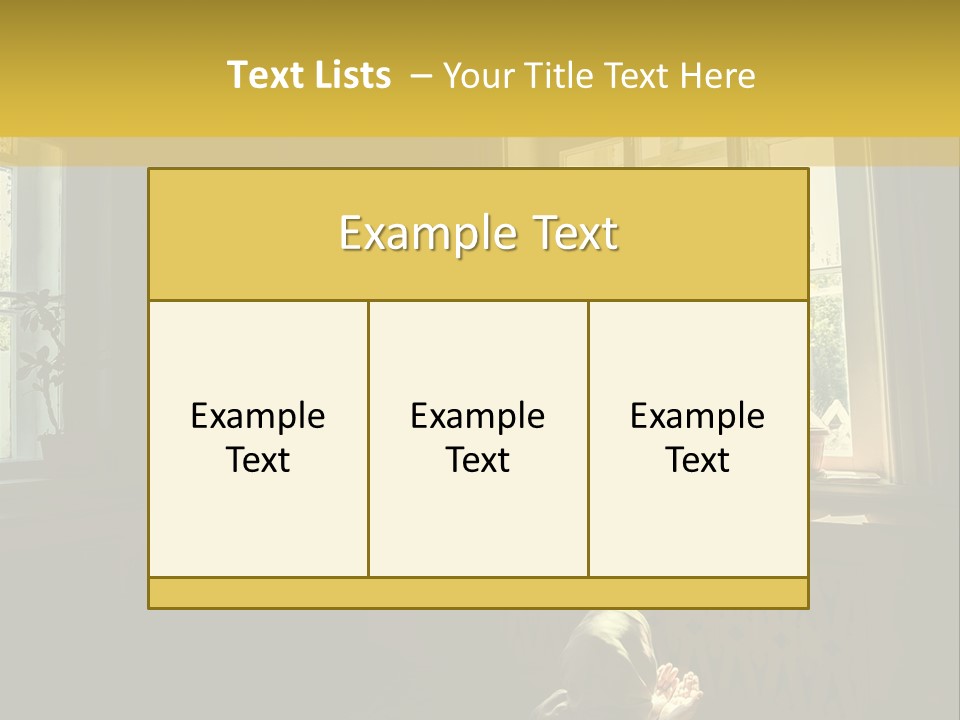 A Woman Sitting On The Floor In Front Of A Window PowerPoint Template