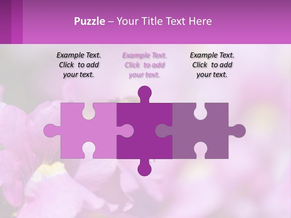 A Bee On A Flower Powerpoint Template PowerPoint Template