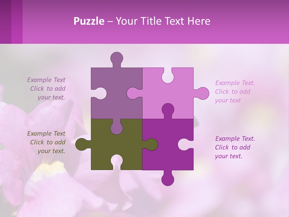 A Bee On A Flower Powerpoint Template PowerPoint Template