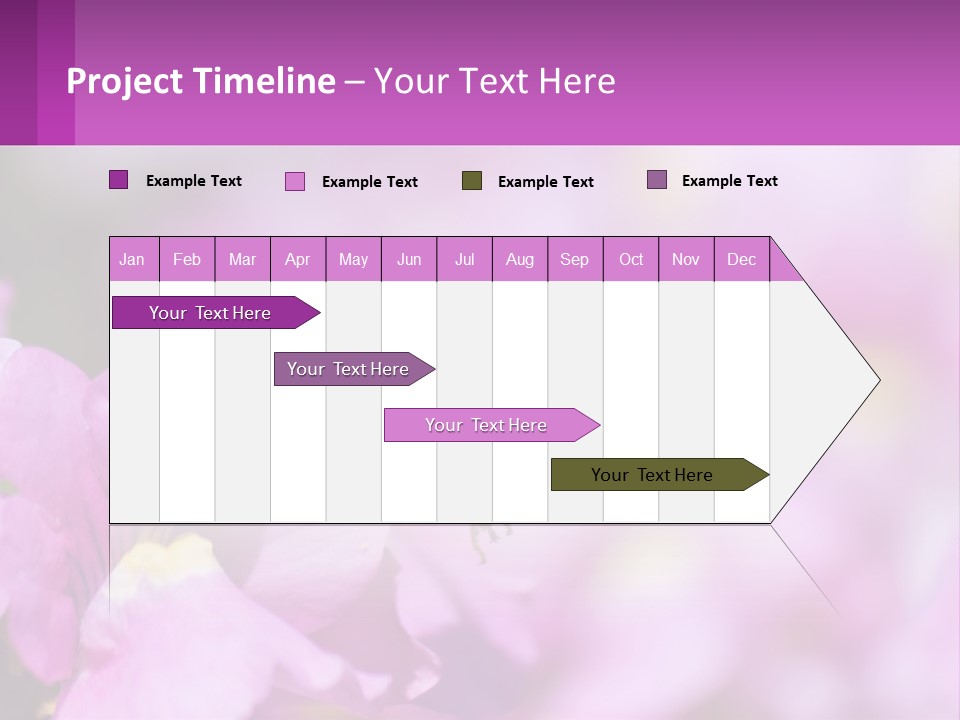 A Bee On A Flower Powerpoint Template PowerPoint Template