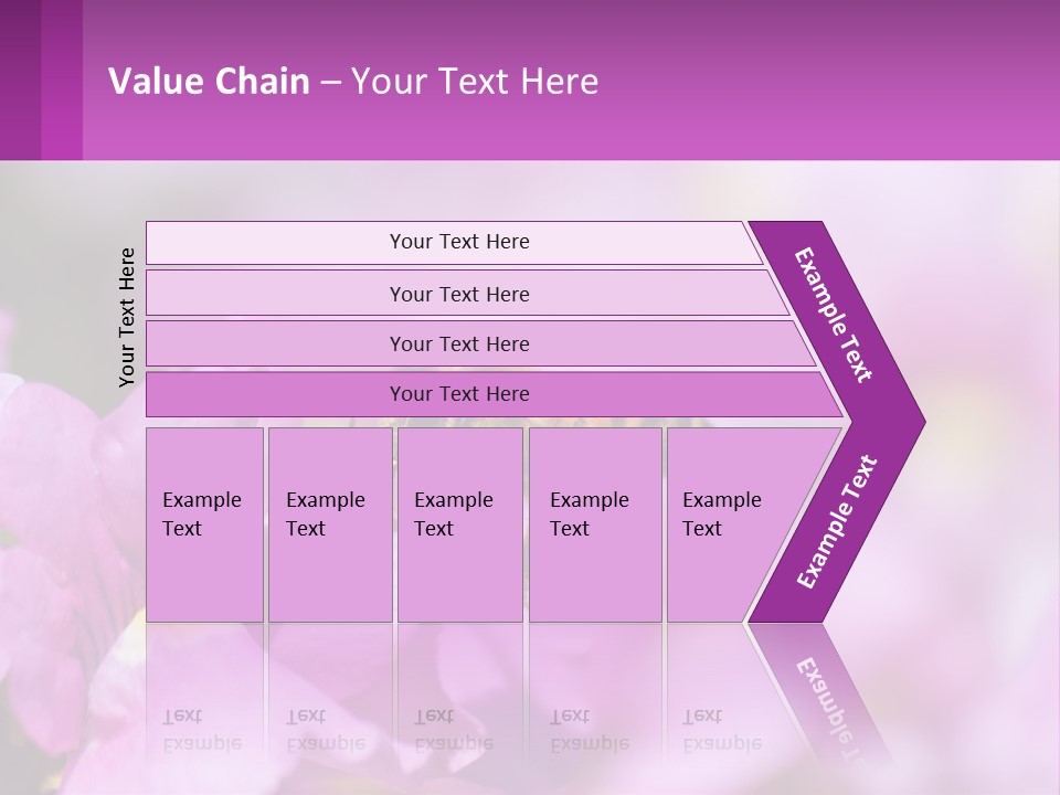 A Bee On A Flower Powerpoint Template PowerPoint Template