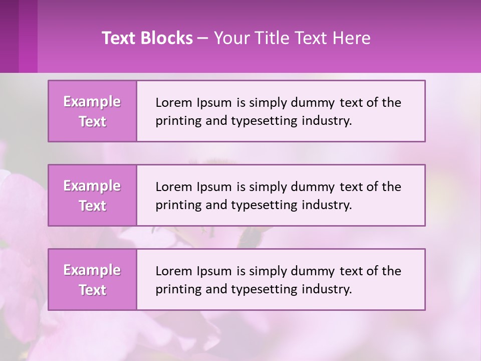 A Bee On A Flower Powerpoint Template PowerPoint Template