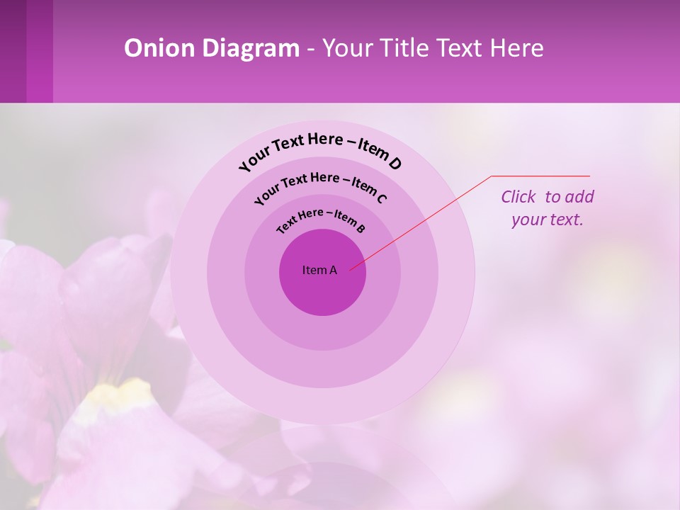 A Bee On A Flower Powerpoint Template PowerPoint Template