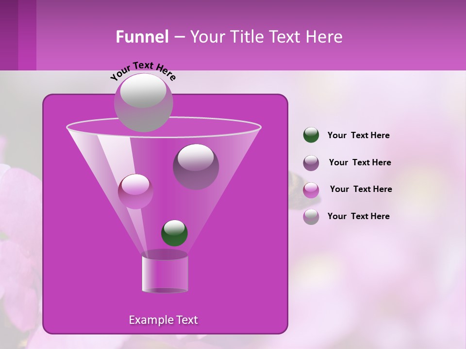 A Bee On A Flower Powerpoint Template PowerPoint Template