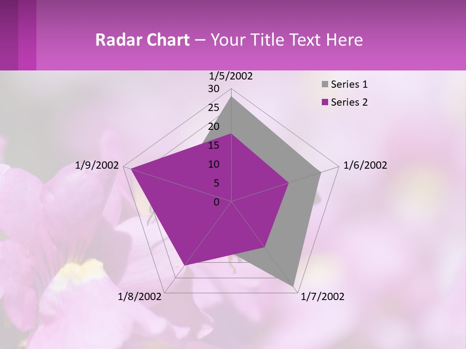 A Bee On A Flower Powerpoint Template PowerPoint Template