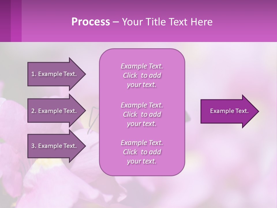 A Bee On A Flower Powerpoint Template PowerPoint Template