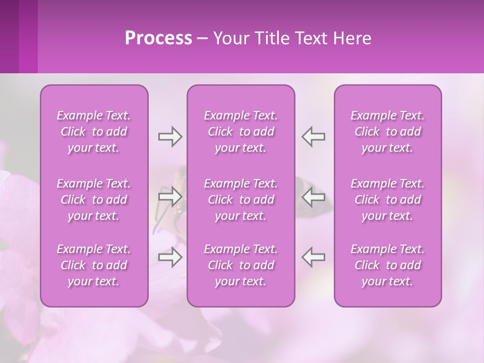 A Bee On A Flower Powerpoint Template PowerPoint Template