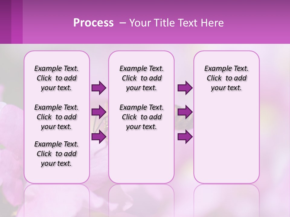 A Bee On A Flower Powerpoint Template PowerPoint Template