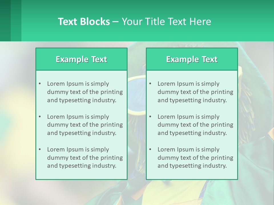 A Man With His Face Painted In Blue And Yellow PowerPoint Template