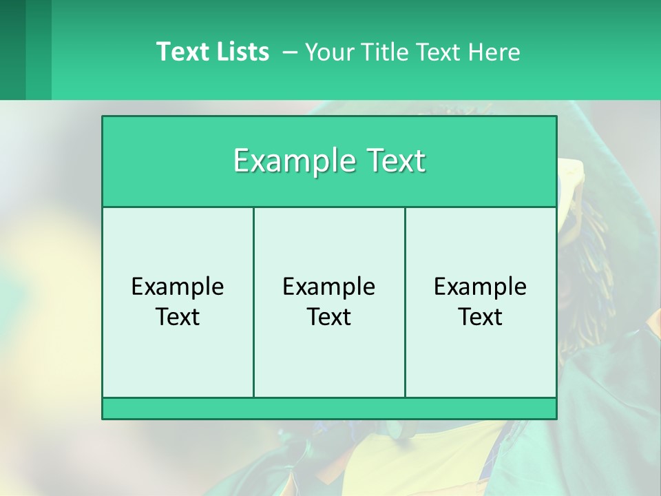 A Man With His Face Painted In Blue And Yellow PowerPoint Template