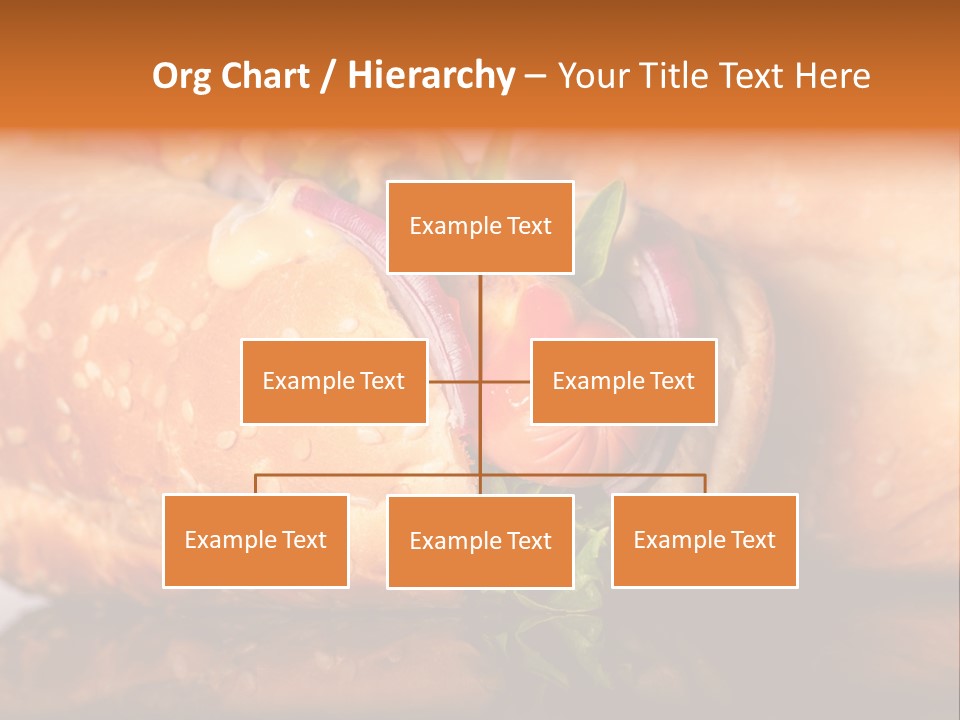 A Close Up Of A Sandwich On A Plate PowerPoint Template