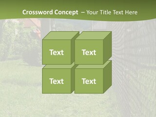 A Man Is Mowing The Grass With A Lawn Mower PowerPoint Template