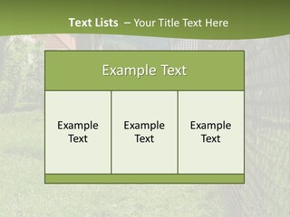 A Man Is Mowing The Grass With A Lawn Mower PowerPoint Template