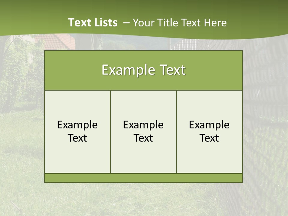 A Man Is Mowing The Grass With A Lawn Mower PowerPoint Template