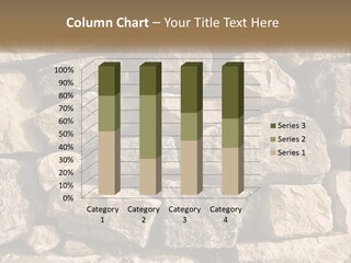 A Large Pile Of Rocks With A Brown Background PowerPoint Template