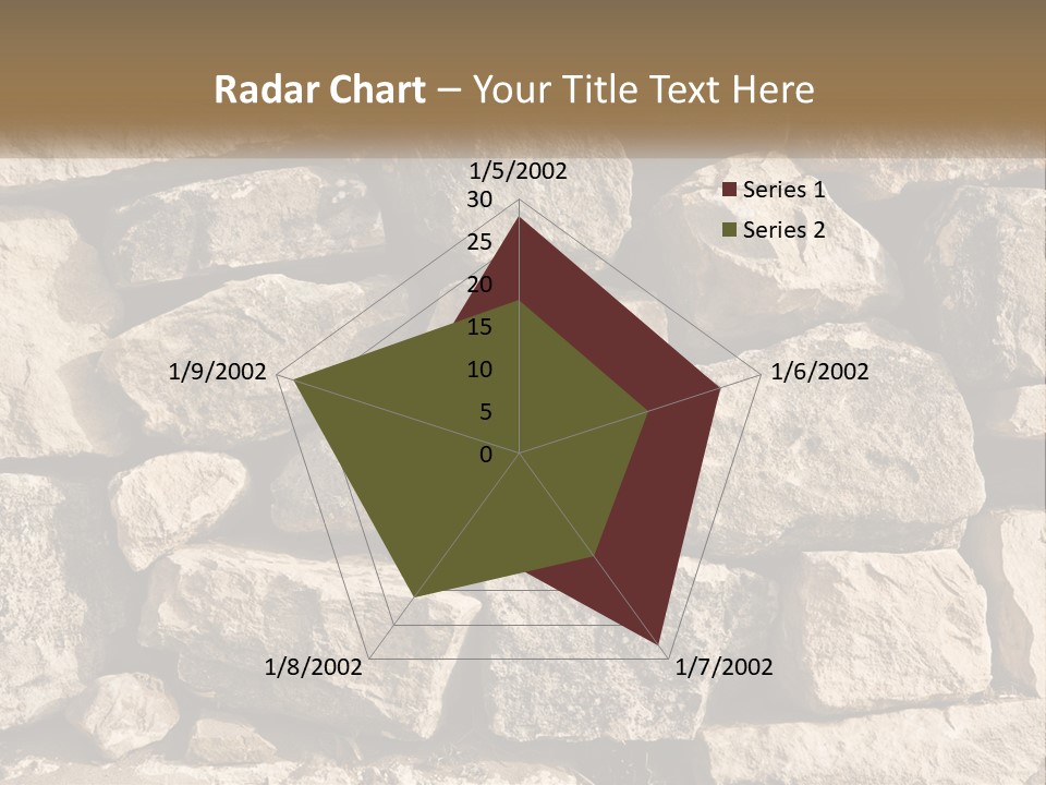 A Large Pile Of Rocks With A Brown Background PowerPoint Template