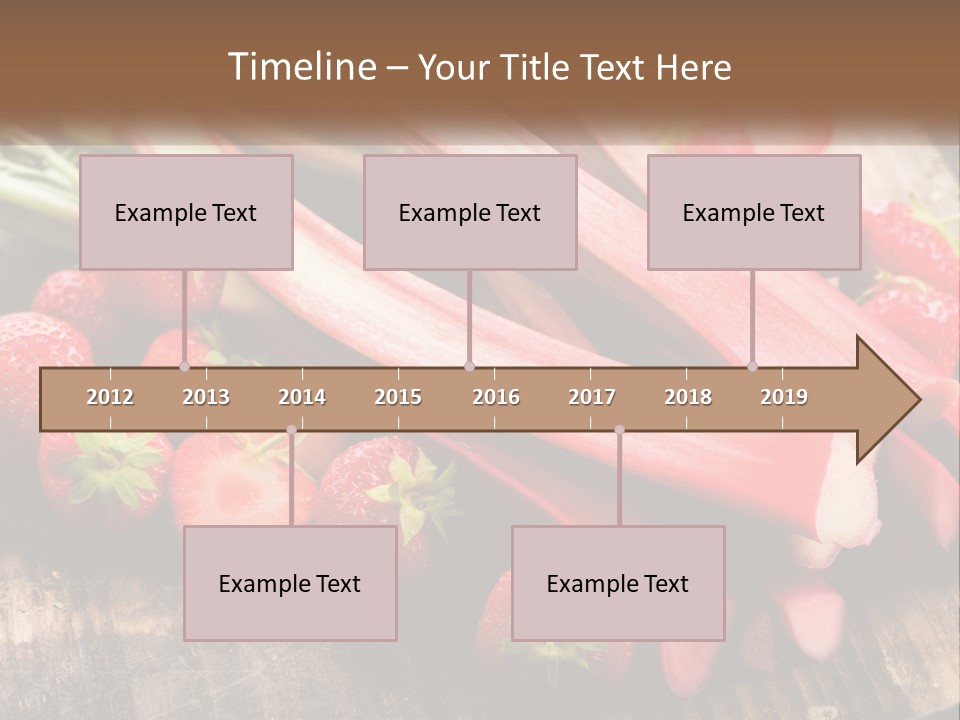 A Bunch Of Fresh Fruits And Vegetables On A Table PowerPoint Template