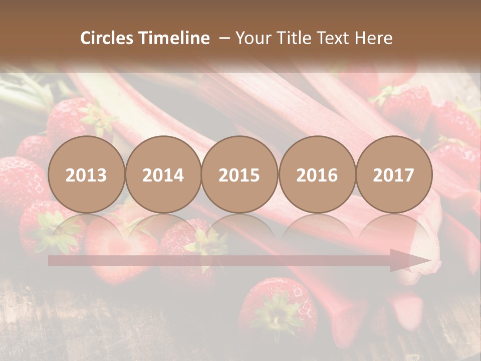 A Bunch Of Fresh Fruits And Vegetables On A Table PowerPoint Template