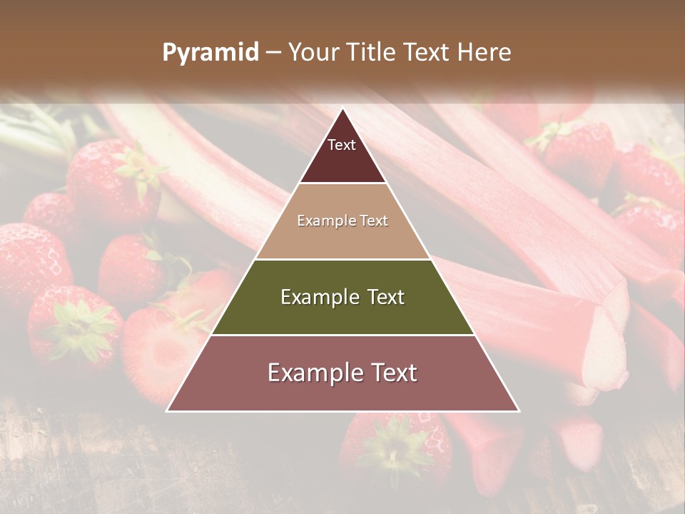 A Bunch Of Fresh Fruits And Vegetables On A Table PowerPoint Template