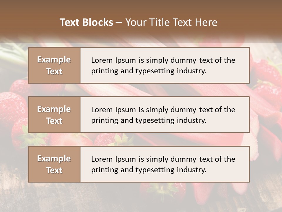 A Bunch Of Fresh Fruits And Vegetables On A Table PowerPoint Template