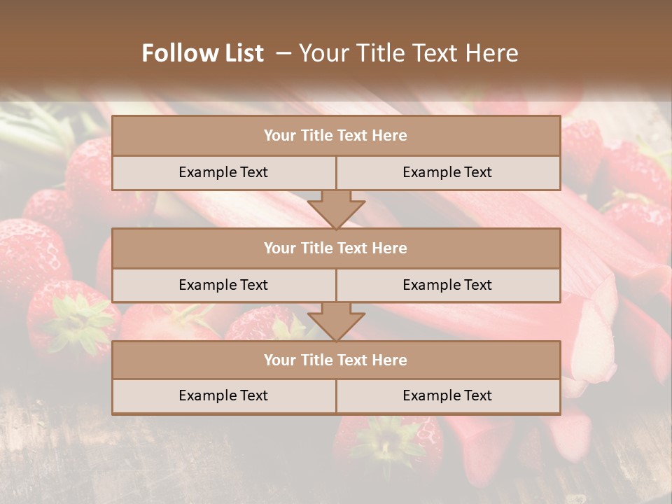 A Bunch Of Fresh Fruits And Vegetables On A Table PowerPoint Template
