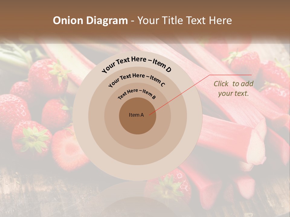 A Bunch Of Fresh Fruits And Vegetables On A Table PowerPoint Template
