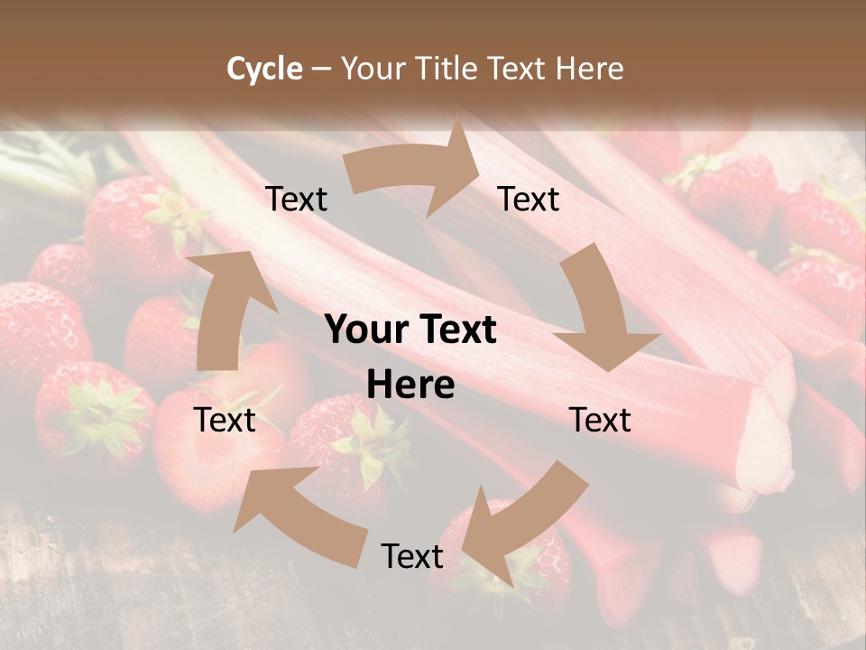 A Bunch Of Fresh Fruits And Vegetables On A Table PowerPoint Template