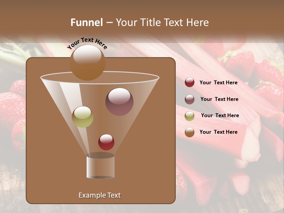 A Bunch Of Fresh Fruits And Vegetables On A Table PowerPoint Template