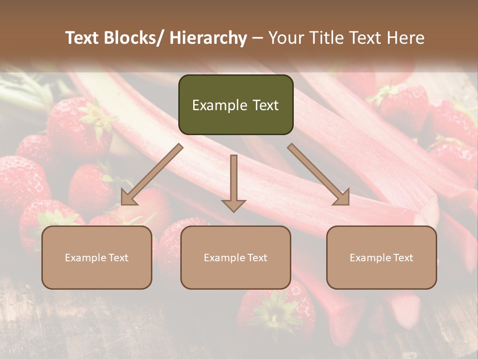 A Bunch Of Fresh Fruits And Vegetables On A Table PowerPoint Template