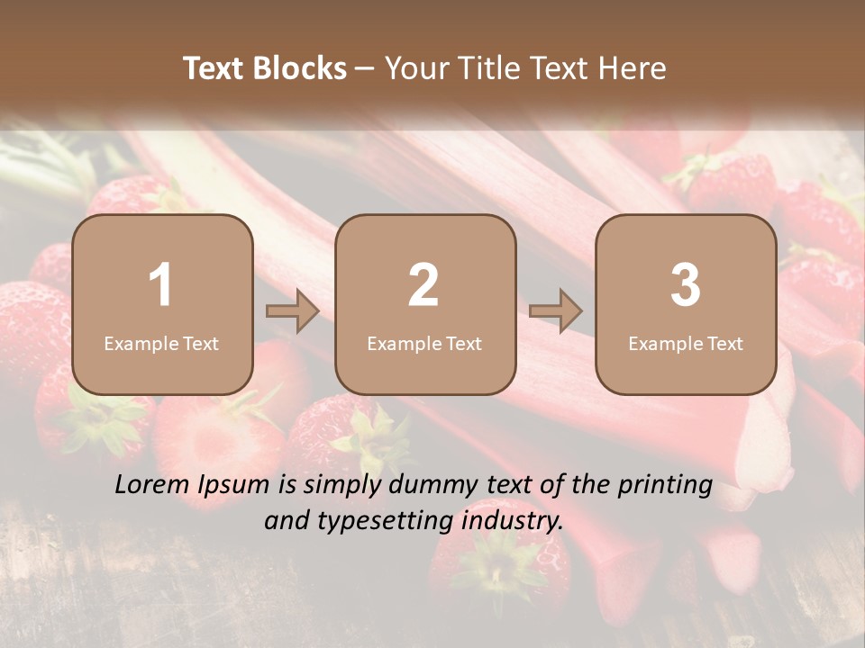 A Bunch Of Fresh Fruits And Vegetables On A Table PowerPoint Template