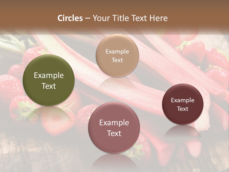 A Bunch Of Fresh Fruits And Vegetables On A Table PowerPoint Template