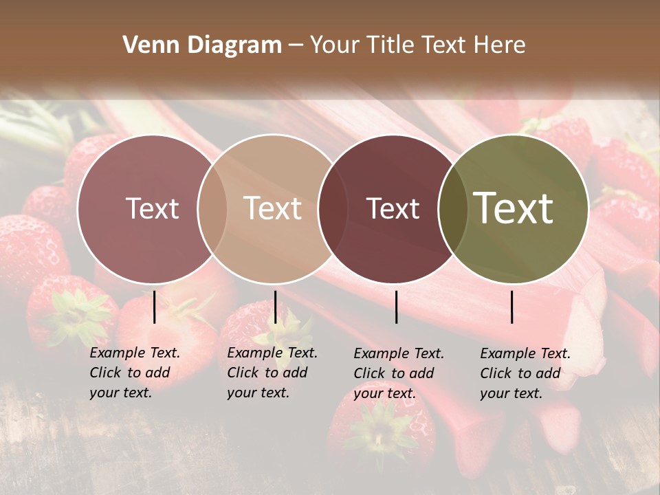 A Bunch Of Fresh Fruits And Vegetables On A Table PowerPoint Template