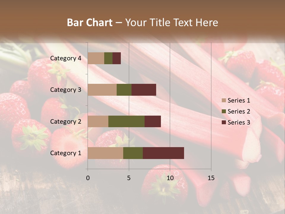 A Bunch Of Fresh Fruits And Vegetables On A Table PowerPoint Template