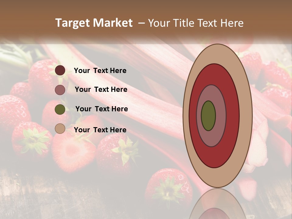 A Bunch Of Fresh Fruits And Vegetables On A Table PowerPoint Template