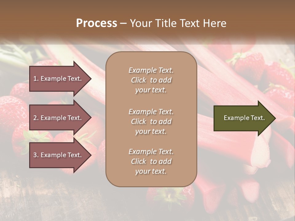 A Bunch Of Fresh Fruits And Vegetables On A Table PowerPoint Template