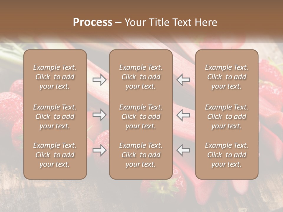 A Bunch Of Fresh Fruits And Vegetables On A Table PowerPoint Template